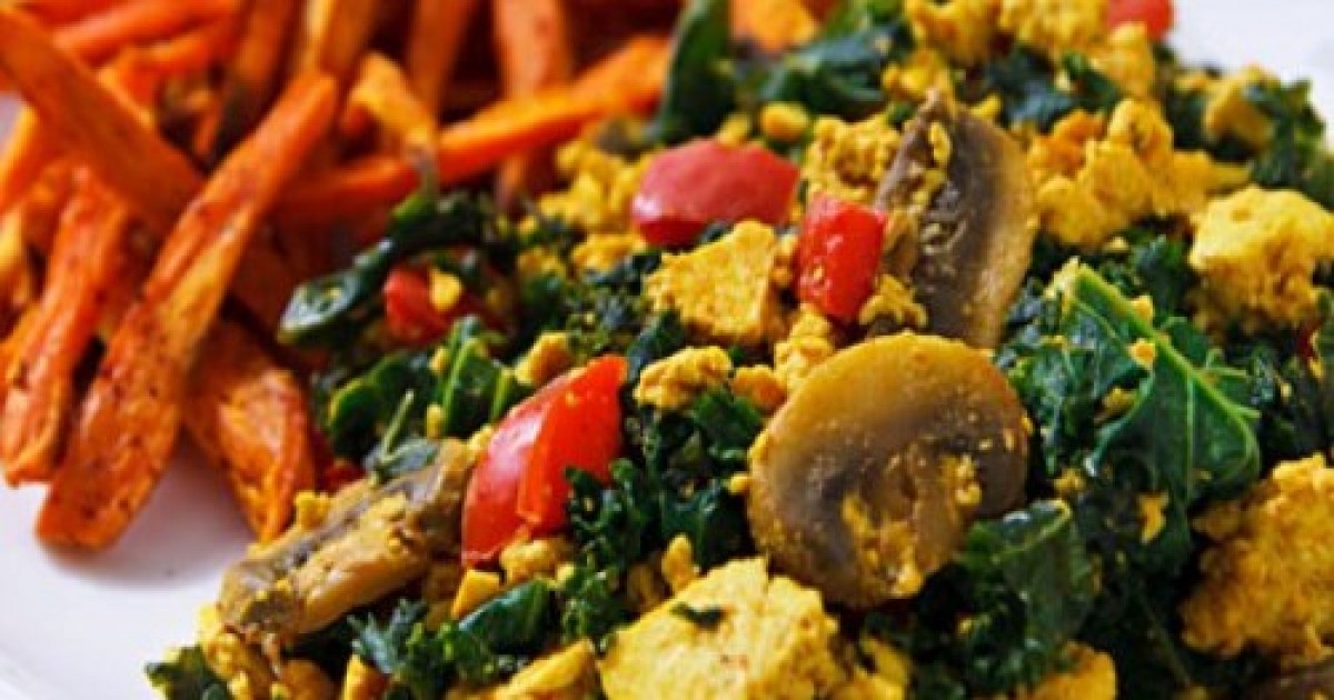 Tofu Scramble with Potatoes